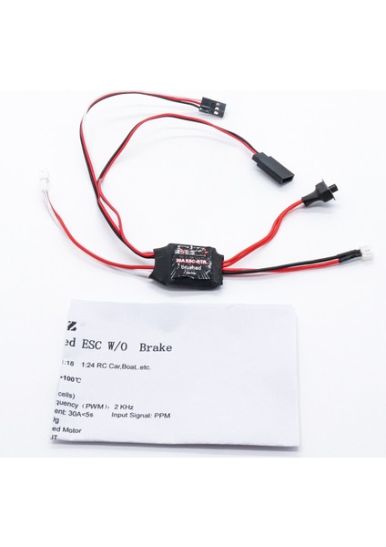 30A 4.8-8.4V Mini Fırçalı Elektrikli Hız Kontrol Cihazı Esc Motor Hız Kontrol Cihazı 130/180/260/280/380 Fırçalı Motor (Yurt Dışından) fırsatları