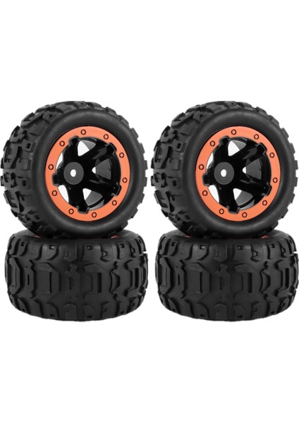 Adet 80MM Kauçuk Lastikler Lastik Tekerlek Wltoys 144001 144010 124019 12428 12428 Hbx 16889 SG1601 Rc Araba Yükseltme Parçaları,1 (Yurt Dışından)