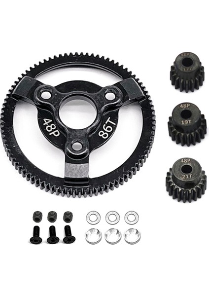 Traxxas 1/10 2WD F-150 Svt RAPTOR-58064-2 Tırmanma Arabasını Simüle Etmek Için Özel Sert Dişler, 86T + 19T + 20T + 21T Kiti (Yurt Dışından)
