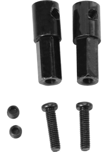 2 Adet Metal Arka Aks Mili Adaptörü Aksesuarları Wpl D12 C14 C24 C34 B24 B36 Mn D90 D91 MN99S Rc Araba Parçaları (Yurt Dışından)