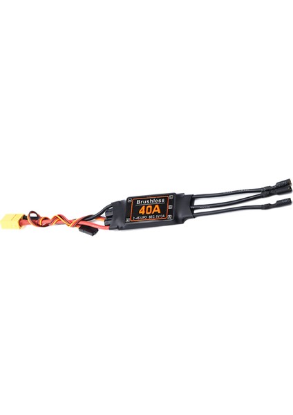 40A Fırçasız Esc XT60 Fiş Dayanıklı Rc Uçaklar Oyuncaklar Aksesuarları Rc Sabit Kanatlı Uçak Helikopter Için (Yurt Dışından)