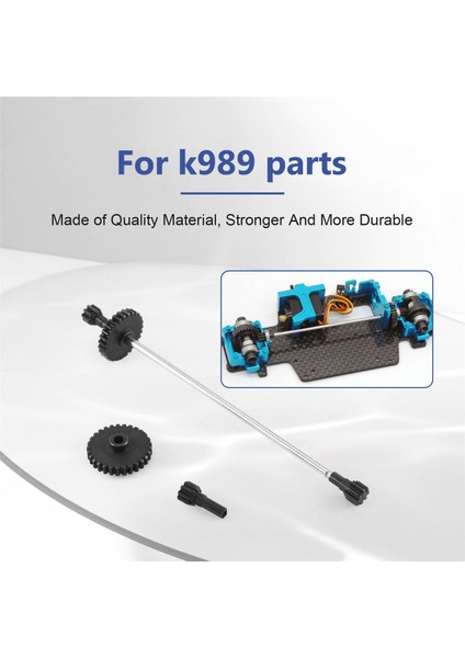 Çelik Metal Tahrik Dişlisi Redüksiyon Dişlisi Merkezi Tahrik Mili Wltoys 284131 K969 K989 P929 1/28 Rc Araba Yükseltme Parçaları (Yurt Dışından) modelleri