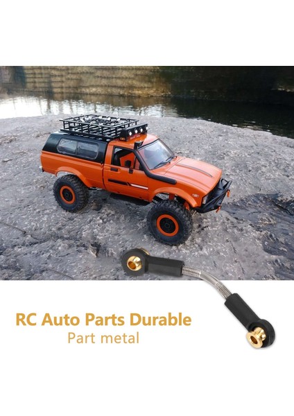 Takım Rc Araba Direksiyon Çekme Çubuğu Yükseltme Parçası Metal Rc Direksiyon Çubuğu Dayanıklı Wpl B1 B14 B24 B24 C14 C24 1/16 (Yurt Dışından)