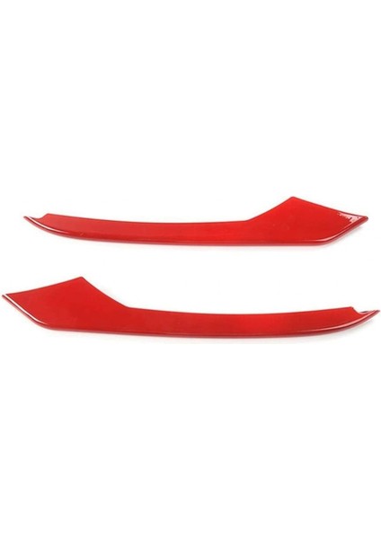 Araba Ön Sis Lambası Göz Kapağı Dekorasyon Kapak Trim Şeritler Çıkartmalar 2015-2018 Aksesuarları Için, C (Yurt Dışından)