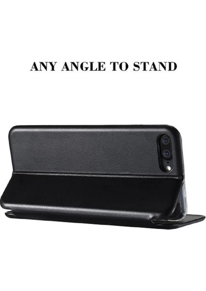 Huawei Y7 2018 Lüx Standlı Cüzdanlı Kapaklı Kılıf