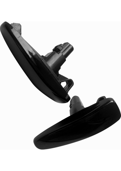 x Sport Için 12X Füme Lens Tam LED Dinamik Ön Yan Işaret Işıkları (Yurt Dışından)