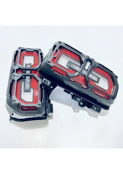 Araç Arka Kuyruk Işık Lambası Kapağı Trim Için 2021-2023 Siyah Aksesuarlar Abs (Yurt Dışından)