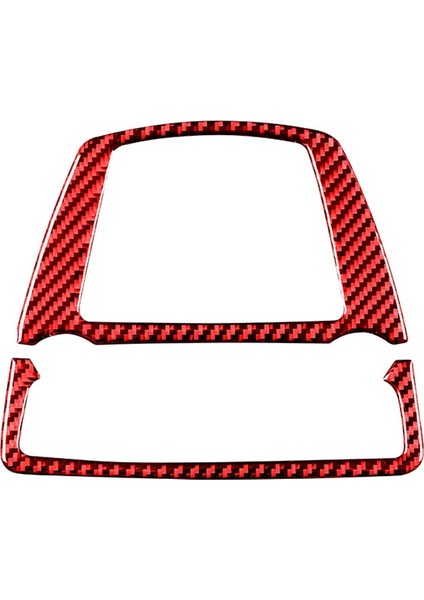 Karbon Fiber Okuma Işığı Paneli Dekorasyon Kapak Trim Çıkartmalar 5 Serisi F10 2011-2017 Aksesuarları (Yurt Dışından)