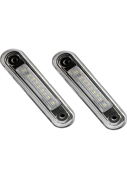 Araba A1248200256 LED Lisans Numarası Plaka Işık Arka Kuyruk Lambası E Sınıfı Için W124 W202 124800256 A128820056 (Yurt Dışından)