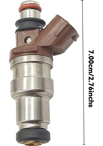 4 Adet Yeni Yakıt Enjektörü Memesi 4runner T100 2.7l 23250-75050 23209-79095 2320979095 2325075050 (Yurt Dışından)
