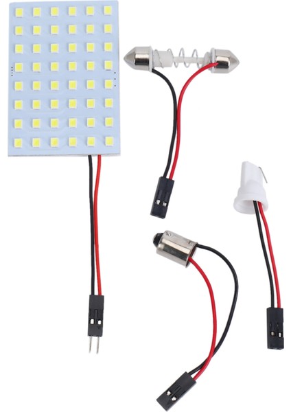 Beyaz 1210 Smd 48 LED Araç Iç Kubbe Işık Paneli W T10 BA9S Festoon (Yurt Dışından)