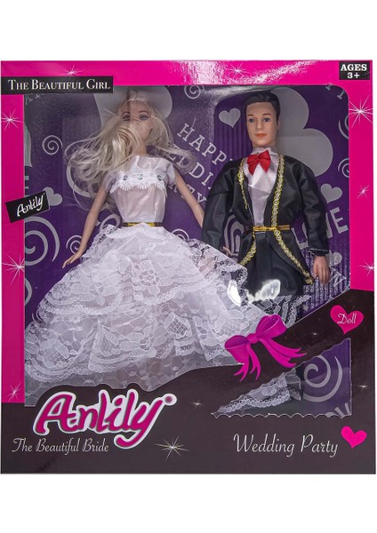 Anlily Gelin ve Damat Bebekler