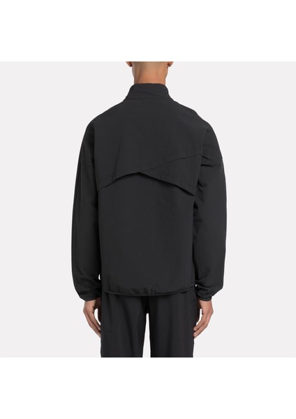 100075694 Actıv Coll Skystretch Woven Anorak Sıyah Erkek Ruzgarlık modelleri