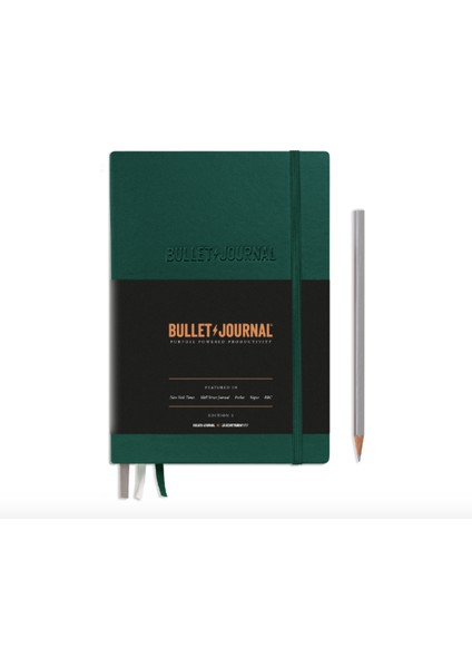 Bullet Journal Edition 2 A5 Sert Kapak 240 Noktalı Sayfalar Yeşil 368952