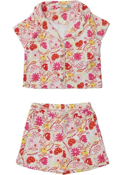 Kız Bebek Desenli Pijama Takım NS23SSG2824