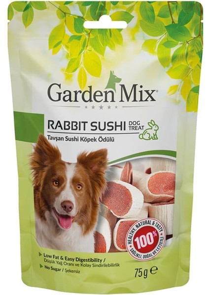 Tavşan Sushi Köpek Ödülü 75 gr