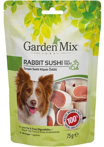 Garden Mix Tavşan Sushi Köpek Ödülü 75 gr