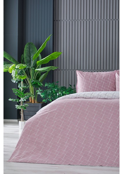 Glimmer Easy Cotton Tek King Size Nevresim Takımı - Gül Kurusu indirimleri