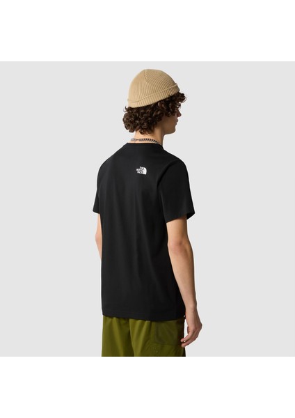 Simple Dome Erkek Siyah Tişört (NF0A87NGJK31) fiyatları