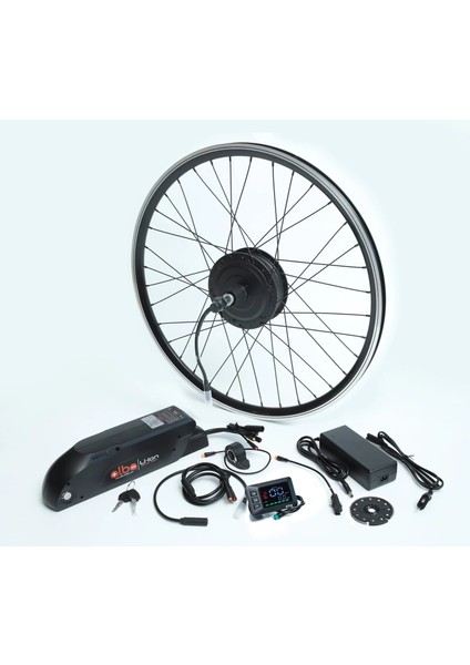 250RHP 48V16A KD218 48V2A E-Bike Dönüşüm Kiti 28 Jant Uyumlu