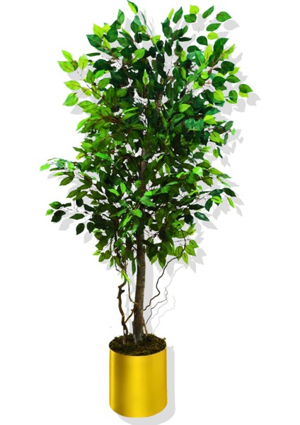 160 cm Yapay Ağaç Galvaniz Saksı fiyatları