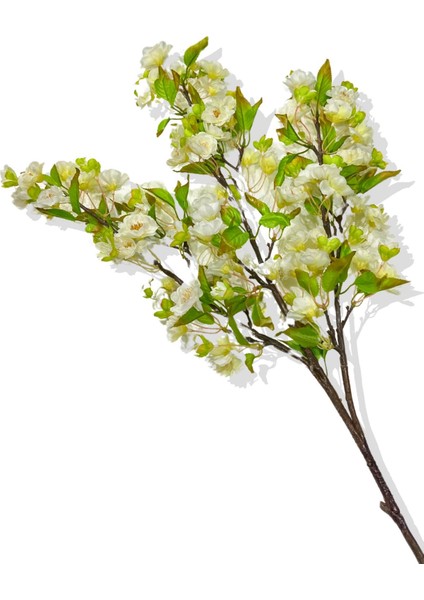 Yapay Çiçek 115 cm Yeşil Yapraklı Lux Bahar Dalı fiyatları