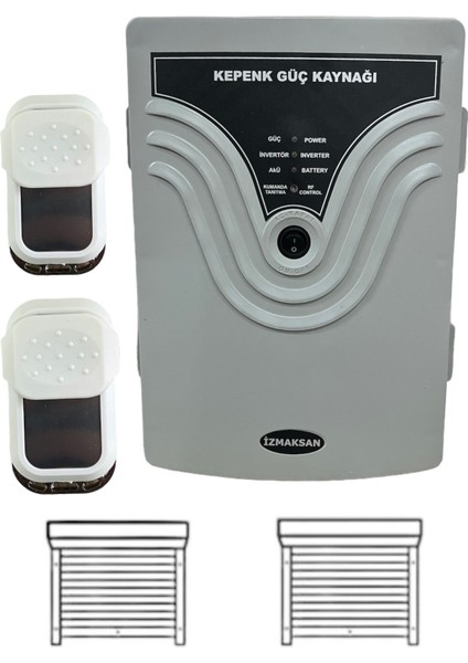 Izmaksan 1000 Watt Kepenk Güç Kaynağı Fotosel Çıkış Özelliği (Tek Kepenk)