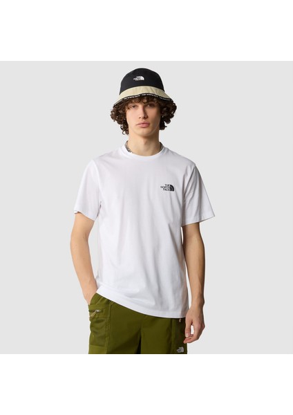 Simple Dome Erkek Beyaz Tişört (NF0A87NGFN41)