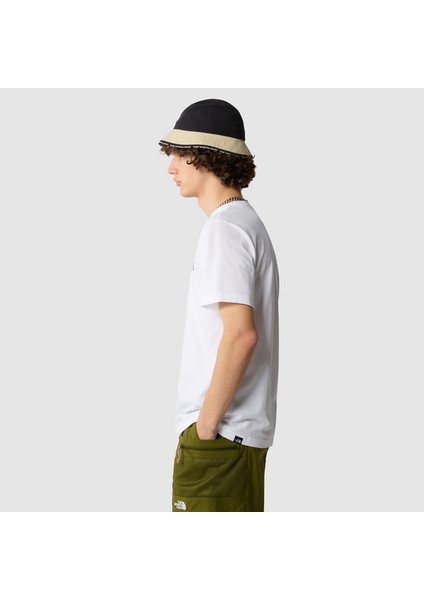 Simple Dome Erkek Beyaz Tişört (NF0A87NGFN41) fırsatları