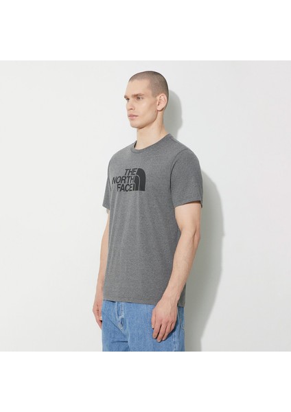 Easy Erkek Gri Tişört (NF0A87N5DYY1) fırsatları