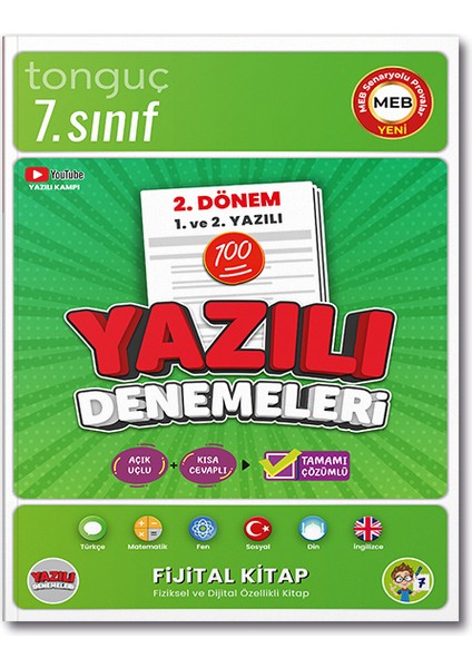 7. Sınıf Yazılı Denemeleri 2. Dönem 1 ve 2. Yazılı