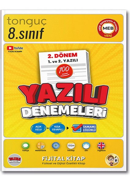 8. Sınıf Yazılı Denemeleri 2. Dönem 1 ve 2. Yazılı