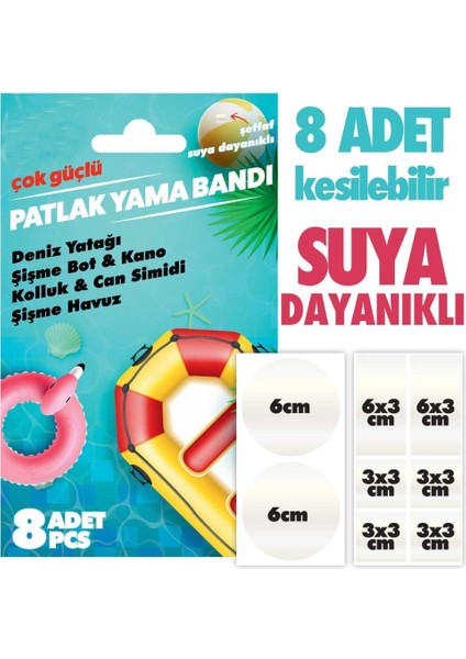 Patlak Yama Bandı Deniz Yatağı,şişme Bot,kano,şişme Havuz,can Simidi Tamir Bandı