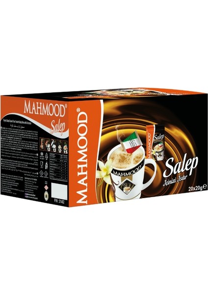 Mahmood Tarçınlı Salep 20 Adet X 20 gr