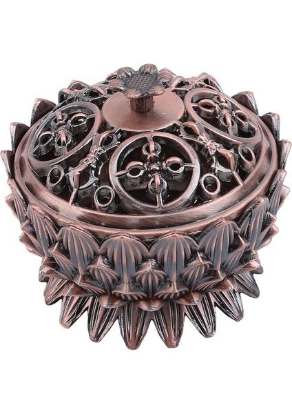No.3 Tarzı Retro Lotus Tütsü Brülörleri Ejderha Tütsü Tutucu Mini Sandal Ağacı Buhurdan Ev Ofis Tütsü Tabanı Mum Aromaterapi Fırını (Yurt Dışından)
