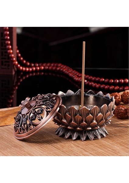 No.3 Tarzı Retro Lotus Tütsü Brülörleri Ejderha Tütsü Tutucu Mini Sandal Ağacı Buhurdan Ev Ofis Tütsü Tabanı Mum Aromaterapi Fırını (Yurt Dışından)