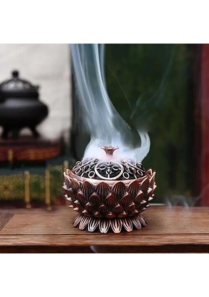 No.3 Tarzı Retro Lotus Tütsü Brülörleri Ejderha Tütsü Tutucu Mini Sandal Ağacı Buhurdan Ev Ofis Tütsü Tabanı Mum Aromaterapi Fırını (Yurt Dışından)