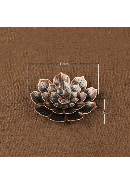 Bir Stil T Üç Katmanlı Lotus Tütsü Brülör Çubuk Buhurdan Ayrılabilir Tutucu Bakhoor Metal Brülör Plakası Budist Tapınakları Brülör Dekorasyon (Yurt Dışından) fiyatları