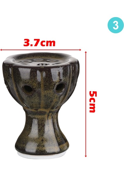 No.3 Tarzı 1 Adet Zanaat Çin Tarzı Masaüstü Süs Ev Dekorasyonu Seramik Koku Lambası Tütsü Tutucu Geri Akış Buhurdan (Yurt Dışından)