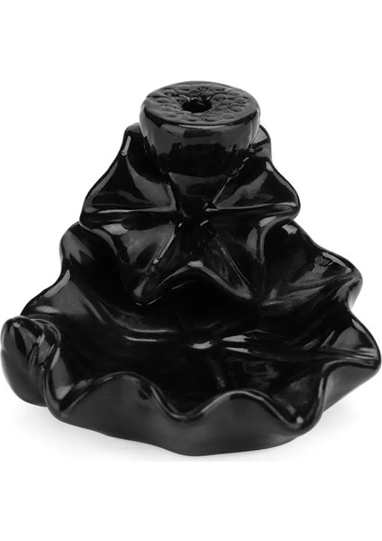 Bir Stil Yaratıcı Lotus Seramik Buhurdan Koni Duman Geri Akış Tütsü Brülör Tütsü Şelale Aroma Çubuk Tutucu Çayevi Ofis Ev Dekorasyonu (Yurt Dışından)