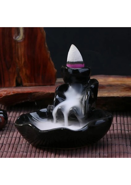 Bir Stil Yaratıcı Lotus Seramik Buhurdan Koni Duman Geri Akış Tütsü Brülör Tütsü Şelale Aroma Çubuk Tutucu Çayevi Ofis Ev Dekorasyonu (Yurt Dışından) modelleri