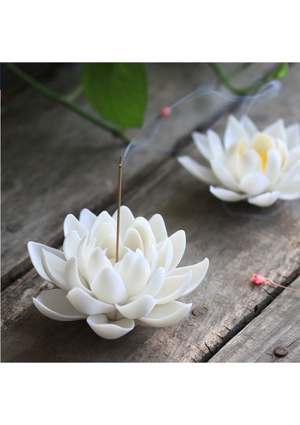 S 6.6x3.2cm Stili Çok Stiller Seramik Lotus Tütsü Brülör Ev Dekorasyonu Tütsü Çubuk Tutucu El Yapımı Budist Aromaterapi Buhurdan Ofis Çayevi (Yurt Dışından) fiyatları