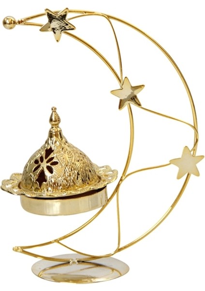 G8 Stili Yıldız Ay Şekli Tütsü Brülör Mumluk Çift Kullanımlı Ramazan Orta Doğu Arap Aroma Difüzör Eid Müslüman S Için (Yurt Dışından) fiyatları