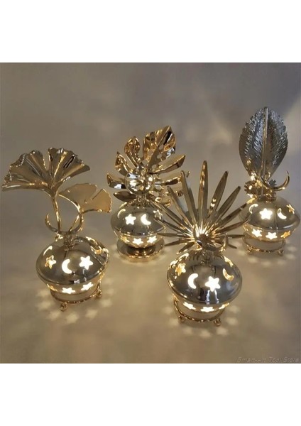 G8 Stili Yıldız Ay Şekli Tütsü Brülör Mumluk Çift Kullanımlı Ramazan Orta Doğu Arap Aroma Difüzör Eid Müslüman S Için (Yurt Dışından) fırsatları