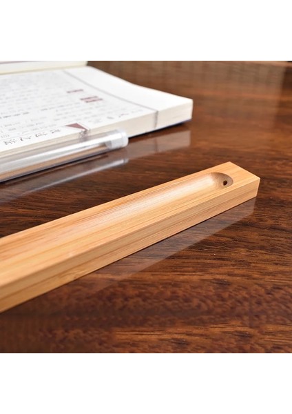 Boyalı Stil Ahşap Tütsü Çubuğu Tutucu 23CM Hattı Tütsü Brülör Ahşap El Sanatları Sandal Ağacı Bobin Tabanı Ev Dekorasyonu (Yurt Dışından) fırsatları