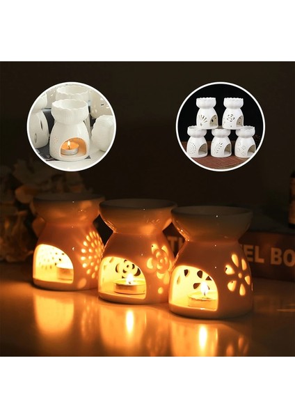 No.7 Tarzı Seramik Mumluk Yağ Tütsü Brülör Esansiyel Aromaterapi Yağ Brülör Lambaları Porselen Ev Oturma Odası Dekorasyonu (Yurt Dışından) fırsatları