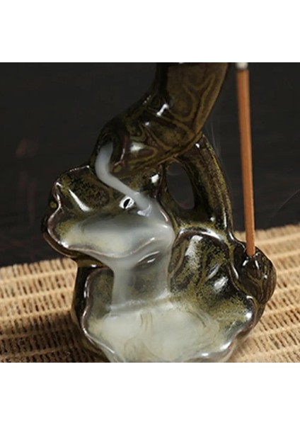 B Tarzı Multi Style Mountains River Waterfall Zen Incense Burner Fountain Backflow Aroma Smoke Censer Holder For Home Crafts (Yurt Dışından)