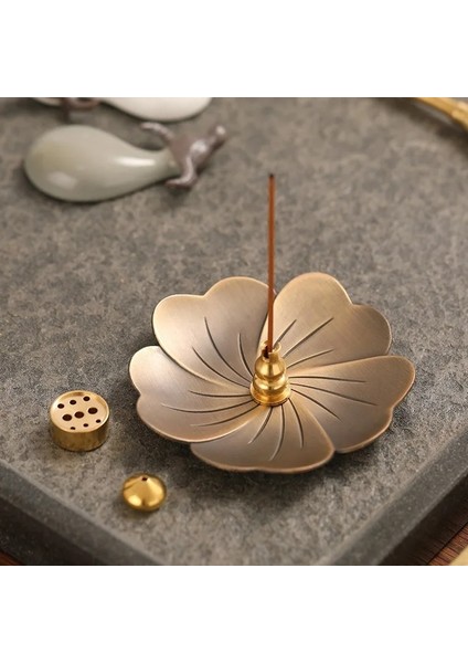 G Tarzı Geri Akış Tütsü Brülör Çubuk Tütsü Tutucu Ev Budizm Dekorasyon Bobin Lotus Censer Bronz Hava Buharlaştırıcı Ev Dekor Malzemeleri (Yurt Dışından) modelleri