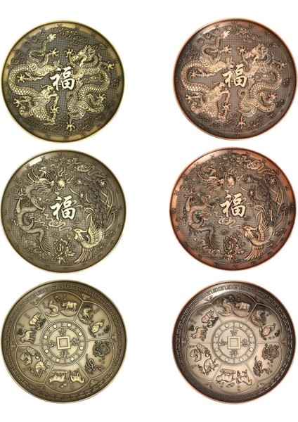 Dragon Phenix Bronz Stili Çin Ejderha Tütsü Tutucu Retro 5 Delik Lotus Tütsü Brülörleri Sopa Koni Buhurdan Plaka Budizm Ev Ofis Dekorasyon El Sanatları (Yurt Dışından) indirimleri