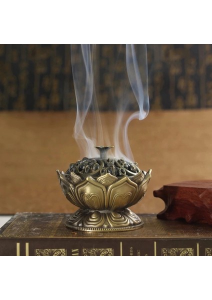 Ca Stili Yeni Geri Akış Tütsü Brülör Metal Oturma Odası Süsleri Mini Pirinç Tütsü Brülör Bobin Tütsü Tutucu Çubuk Tütsü Tabanı (Yurt Dışından) modelleri